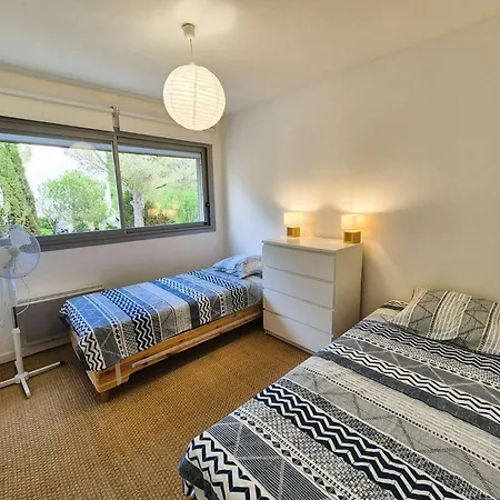 דירה 2 Chambres, Vue Mer, Clim, Wifi, Piscine
